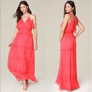 Adelyn Rae Ruffled Maxi Dress